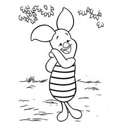 着色页: Piglet (卡通人物) #209504 - 免费可打印着色页