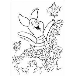 着色页: Piglet (卡通人物) #209512 - 免费可打印着色页