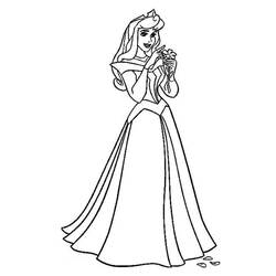 着色页: Princess Aurora (卡通人物) #181924 - 免费可打印着色页
