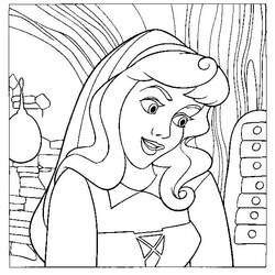 着色页: Princess Aurora (卡通人物) #181927 - 免费可打印着色页