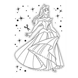 着色页: Princess Aurora (卡通人物) #181940 - 免费可打印着色页