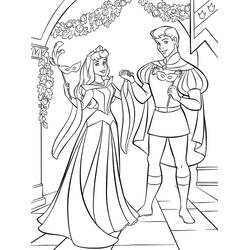着色页: Princess Aurora (卡通人物) #181941 - 免费可打印着色页