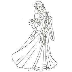 着色页: Princess Aurora (卡通人物) #181942 - 免费可打印着色页