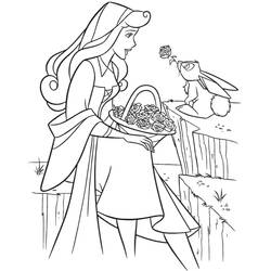 着色页: Princess Aurora (卡通人物) #181950 - 免费可打印着色页