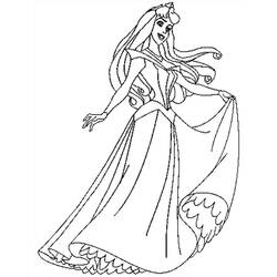 着色页: Princess Aurora (卡通人物) #181953 - 免费可打印着色页