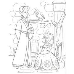 着色页: Princess Sofia (卡通人物) #182024 - 免费可打印着色页