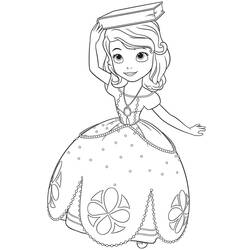 着色页: Princess Sofia (卡通人物) #182025 - 免费可打印着色页