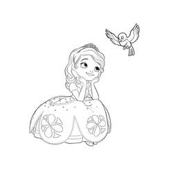 着色页: Princess Sofia (卡通人物) #182037 - 免费可打印着色页