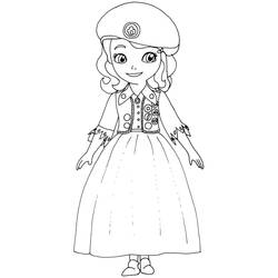 着色页: Princess Sofia (卡通人物) #182042 - 免费可打印着色页
