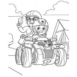 着色页: PAW Patrol莱德 (卡通人物) #181772 - 免费可打印着色页