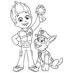 着色页: PAW Patrol莱德 (卡通人物) #181775 - 免费可打印着色页