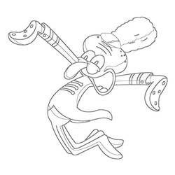 着色页: Squidward Tentacles (卡通人物) #220572 - 免费可打印着色页