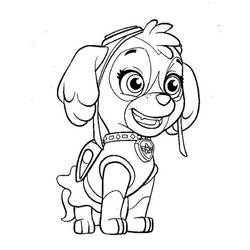着色页: PAW Patrol史黛拉 (卡通人物) #181701 - 免费可打印着色页