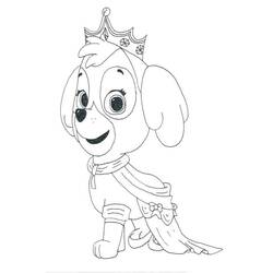 着色页: PAW Patrol史黛拉 (卡通人物) #181704 - 免费可打印着色页