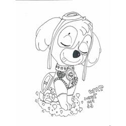 着色页: PAW Patrol史黛拉 (卡通人物) #181710 - 免费可打印着色页