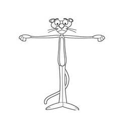 着色页: The Pink Panther (卡通人物) #203313 - 免费可打印着色页