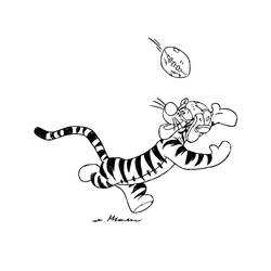 着色页: Tigger (卡通人物) #188243 - 免费可打印着色页