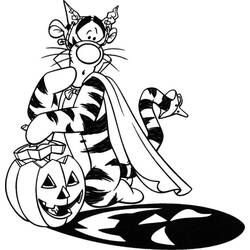 着色页: Tigger (卡通人物) #188254 - 免费可打印着色页