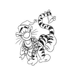 着色页: Tigger (卡通人物) #188266 - 免费可打印着色页
