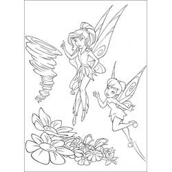 着色页: Tinker Bell (卡通人物) #170530 - 免费可打印着色页
