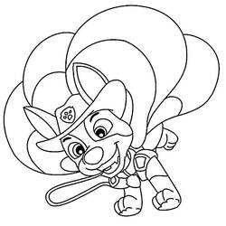 着色页: PAW Patrol追踪者 - 免费可打印着色页