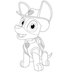 着色页: PAW Patrol追踪者 (卡通人物) #181744 - 免费可打印着色页