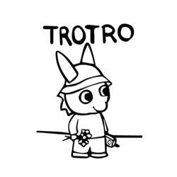 着色页: Trotro - 免费可打印着色页