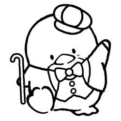 着色页: Tuxedo Sam (卡通人物) #220167 - 免费可打印着色页