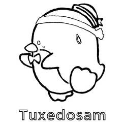 着色页: Tuxedo Sam (卡通人物) #220177 - 免费可打印着色页