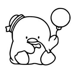 着色页: Tuxedo Sam (卡通人物) #220181 - 免费可打印着色页