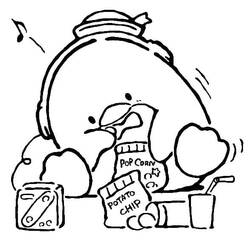 着色页: Tuxedo Sam (卡通人物) #220191 - 免费可打印着色页