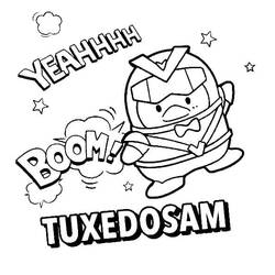 着色页: Tuxedo Sam (卡通人物) #220195 - 免费可打印着色页