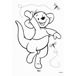 着色页: 小熊维尼 (卡通人物) #28667 - 免费可打印着色页