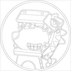 着色页: Wolfoo (卡通人物) #185565 - 免费可打印着色页