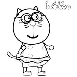 着色页: Wolfoo (卡通人物) #185568 - 免费可打印着色页