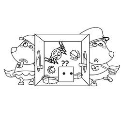 着色页: Wolfoo (卡通人物) #185593 - 免费可打印着色页
