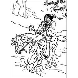 着色页: Yakari (卡通人物) #201093 - 免费可打印着色页