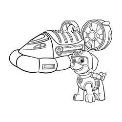 着色页: PAW Patrol阿美 (卡通人物) #181692 - 免费可打印着色页