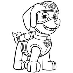 着色页: PAW Patrol阿美 (卡通人物) #181693 - 免费可打印着色页