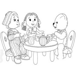 着色页: Andy Pandy - 免费可打印着色页