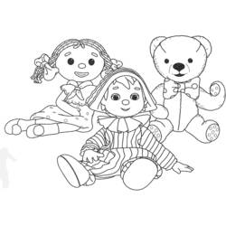 着色页: Andy Pandy (卡通和动画节目) #26728 - 免费可打印着色页
