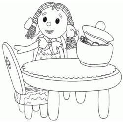 着色页: Andy Pandy (卡通和动画节目) #26740 - 免费可打印着色页