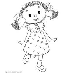 着色页: Andy Pandy (卡通和动画节目) #26785 - 免费可打印着色页
