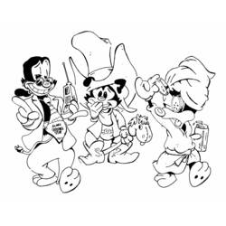 着色页: 疯狂动画 - 免费可打印着色页