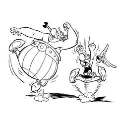 着色页: Asterix和Obelix (卡通和动画节目) #24382 - 免费可打印着色页
