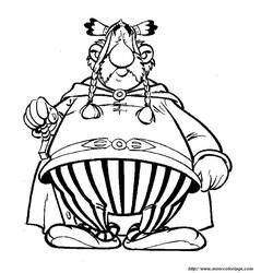 着色页: Asterix和Obelix (卡通和动画节目) #24393 - 免费可打印着色页