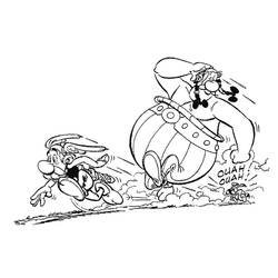 着色页: Asterix和Obelix (卡通和动画节目) #24401 - 免费可打印着色页