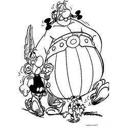 着色页: Asterix和Obelix (卡通和动画节目) #24486 - 免费可打印着色页