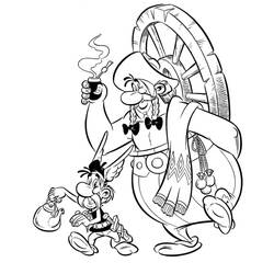 着色页: Asterix和Obelix (卡通和动画节目) #24487 - 免费可打印着色页