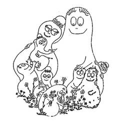 着色页: Barbapapa (卡通和动画节目) #36427 - 免费可打印着色页